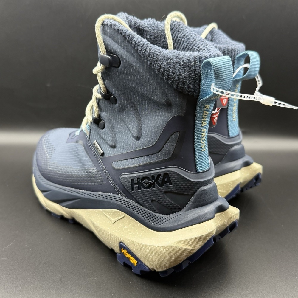 Hoka One One Women's Sz 8 B Blue Kaha 2 Frost GTX Waterproof Hiking Boots - Picture 3 of 9